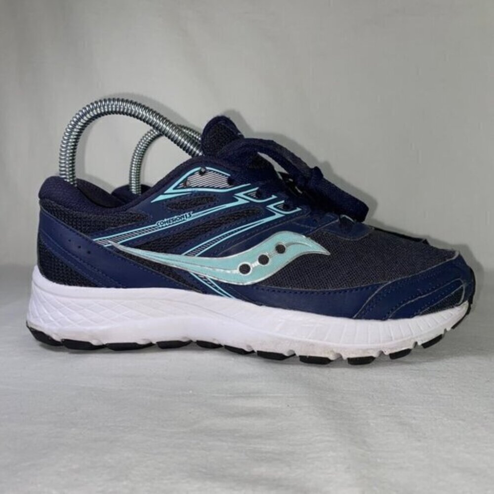 Saucony Womens Cohesion 13 Women's Running Shoes Size 6 Blue